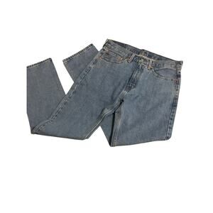 Levi’s 505 Vintage Jeans Men’s 34x34 Light Wash Straight Leg Classic Denim USA